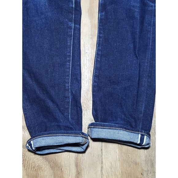 uniqlo selvedge jeans Men 32x32 Cotton Denim Blue raw Slim Straight @G5 - Picture 6 of 9